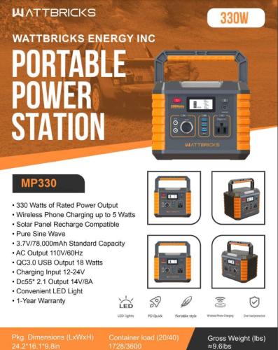 portable power station 330 watt